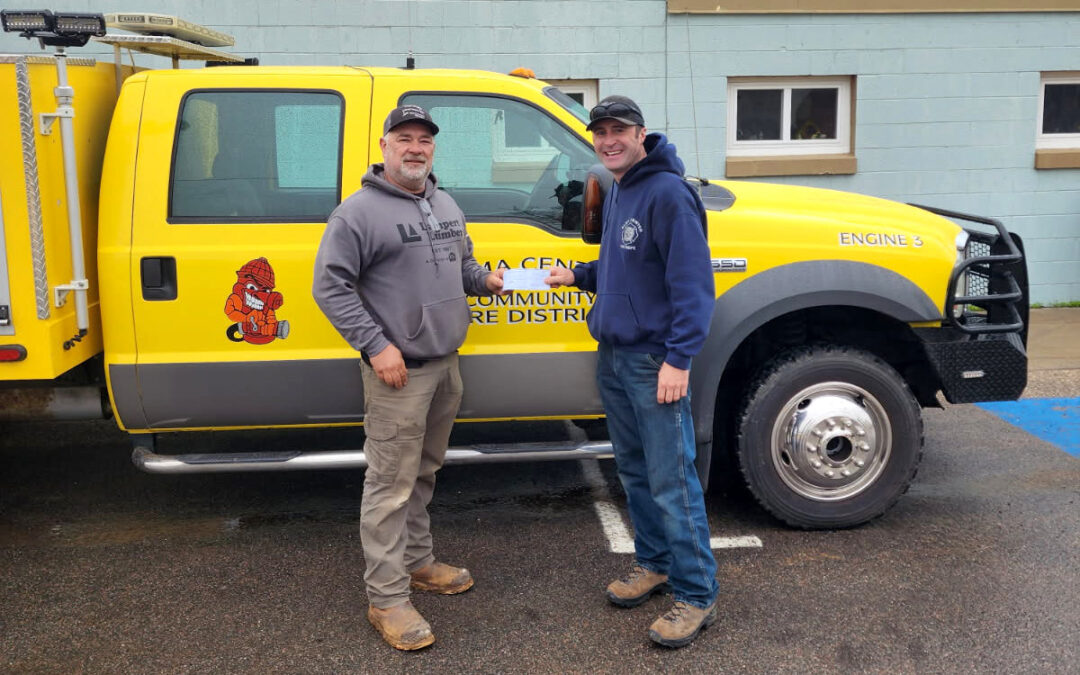 North Branch Humbird Rod and Gun Club Donates $8,000 to County Line Fire & Rescue